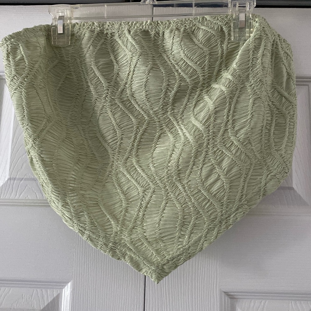 Handkerchief Style Strapless Top